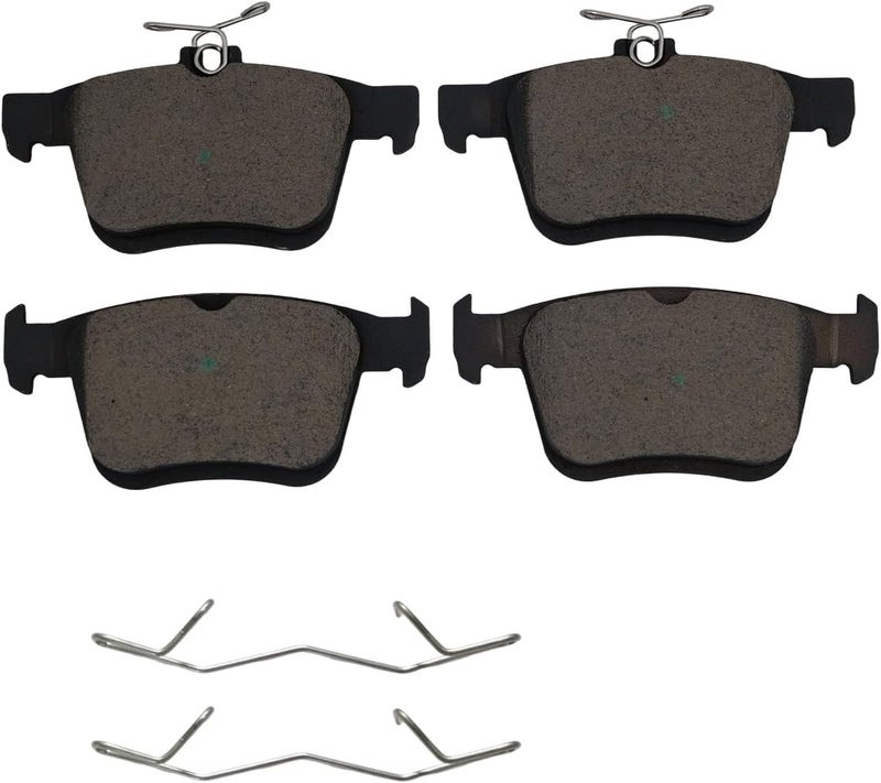 HUSCH D1761 Rear Ceramic Brake Pads Kit Fit For Audi A3 2015-2020, For A3 Quattor 2015-2018, For S3 2015-2018, For TT QUATTRO 2016-2018, For Volkswagen ARTEON 2019, For ATLAS 2018 - Image 2